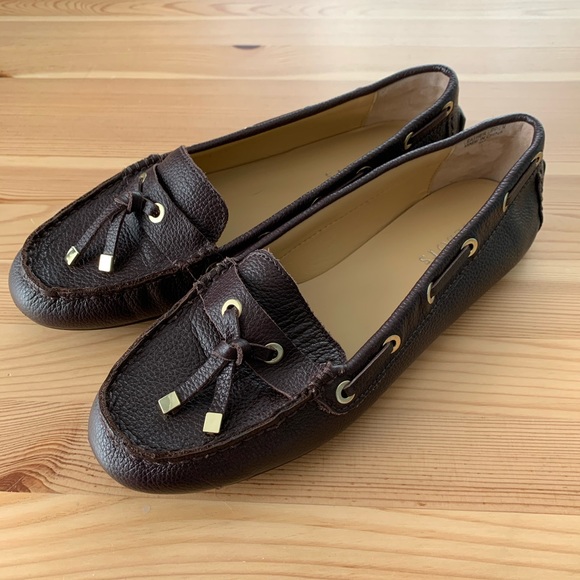 Talbots Shoes - Talbots Brown Leather Loafers size 9